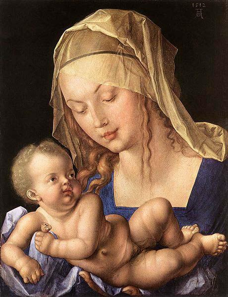 Albrecht Durer Madonna of the Pear oil painting image